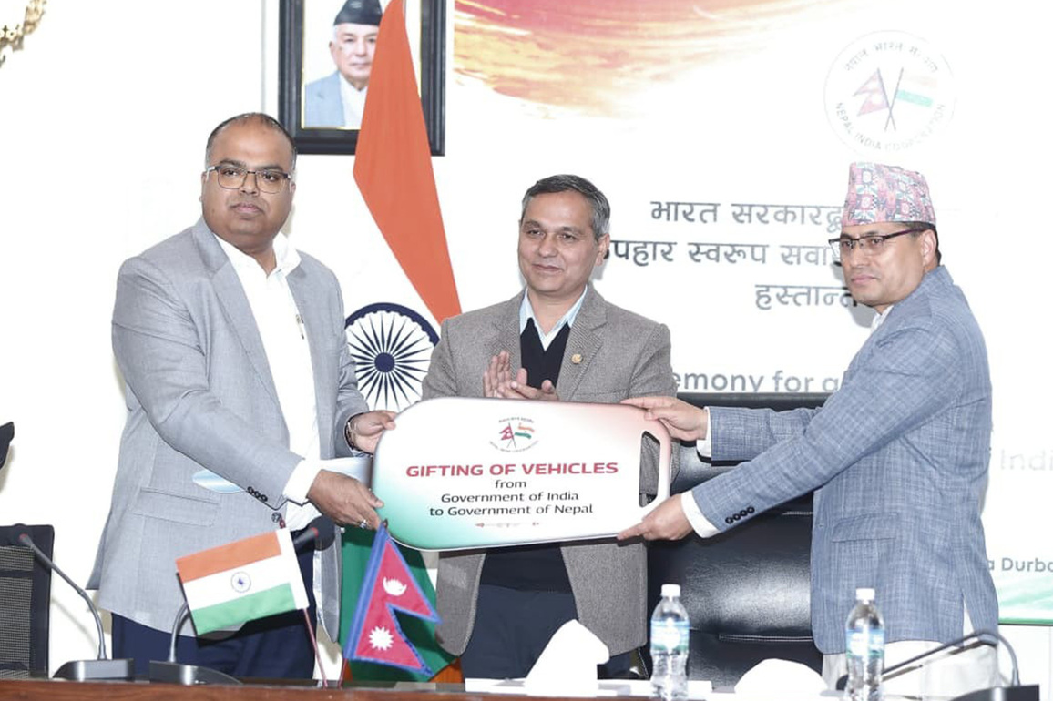 India hands over first tranche of election assistance to Nepal ahead of national polls