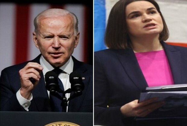 Biden speaks with Belarusian opposition leader Tsikhanouskaya