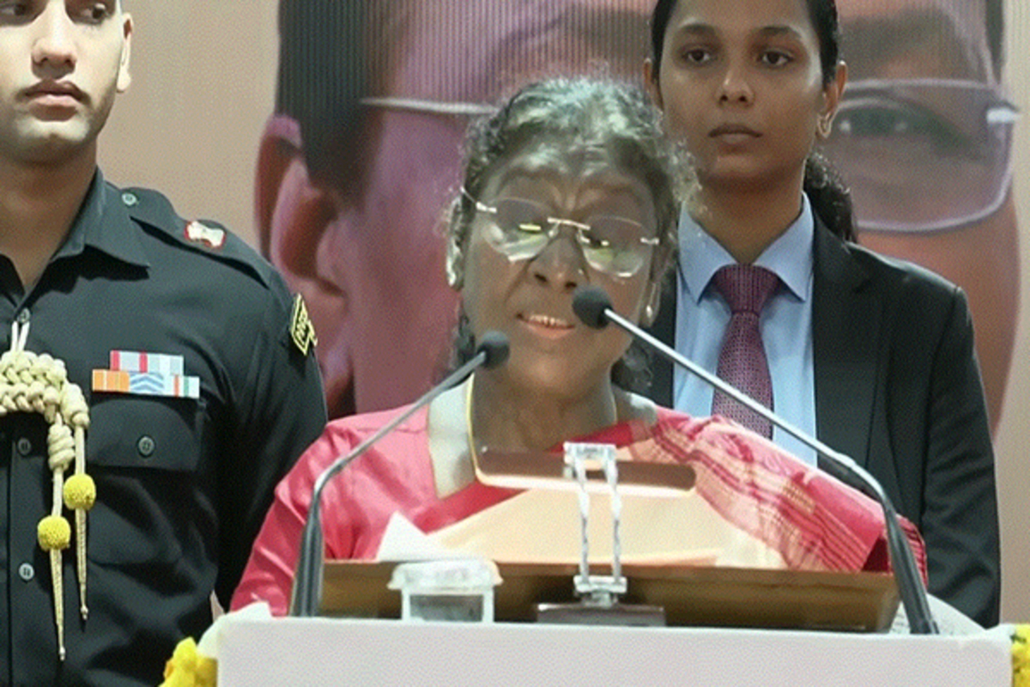 "They sang with their hearts, not voices": President Murmu moved at NIEPVD in Dehradun