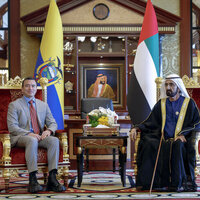 Mohammed bin Rashid discusses with Ecuador's President ways to enhance cooperation, deepen bilateral ties