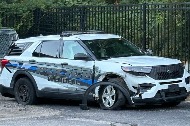 Two Wendell Police officers hurt, man charged after crash on Wendell Falls Parkway
