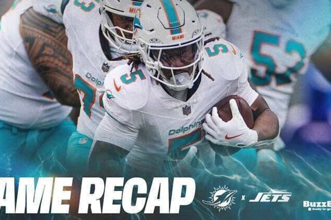 Game Recap: Dolphins Dominate Jets 3410 at MetLife Stadium
