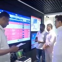 Tamil Nadu polls: MK Stalin inspects DMK election war room at Anna Arivalayam in Chennai