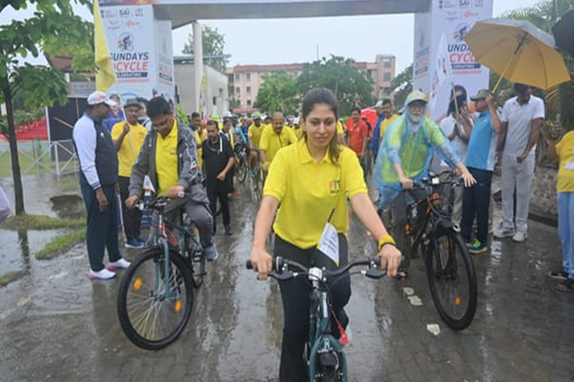 SAI Guwahati and IIT Guwahati host special edition of 'Sundays on Cycle' to celebrate India's hosting of Commonwealth Games 2030