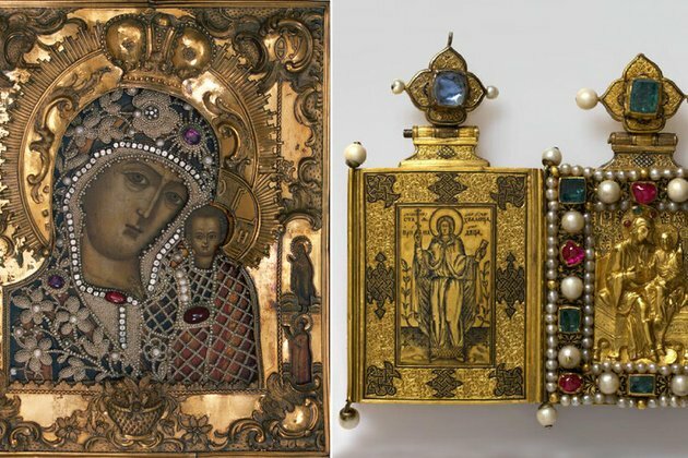 8 of the most valuable rizas encasing Russian icons