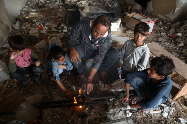 MIDEAST-GAZA CITY-FARMER-HUGE LOSSES