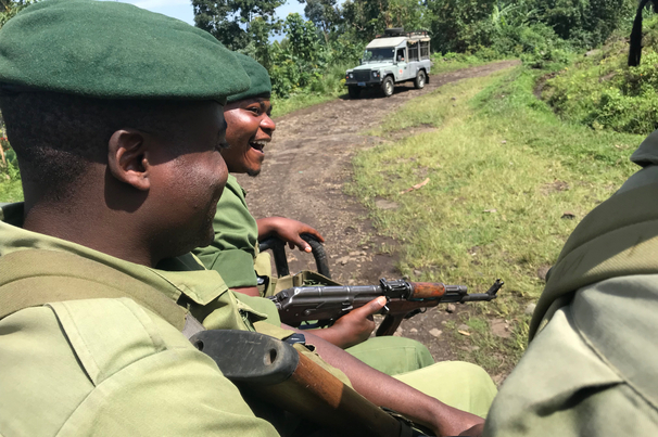 Soldiers in Kivu, the DRC. The  the Global Centre for Peacebuilding and Business (GCPB), has been launched in Cape Town to tackle conflict linked to mining. It is piloting in northern Mozambique and eastern DRC.