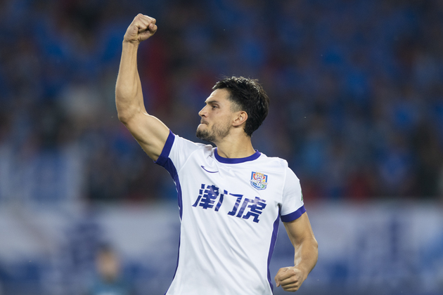 (SP)CHINA-WUHAN-FOOTBALL-CSL-WUHAN VS TIANJIN (CN)