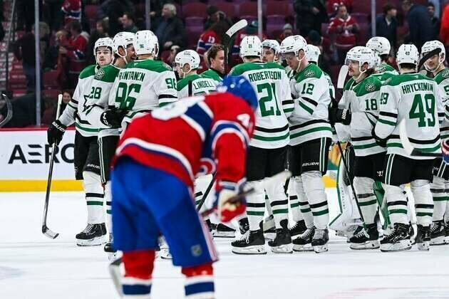 Jason Robertson tallies twice as Stars shut out Canadiens