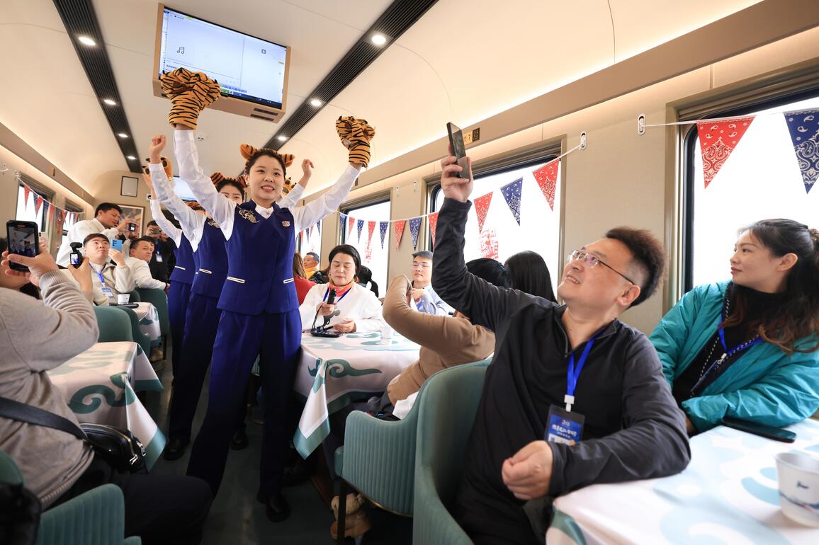 #CHINA-HEILONGJIANG-THEMED TOURISM TRAIN-LAUNCH (CN)