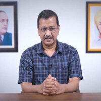 "Bheegi billi" infront of Trump, throws opposition leaders on false cases: Arvind Kejriwal hails Mehraj Malik's release
