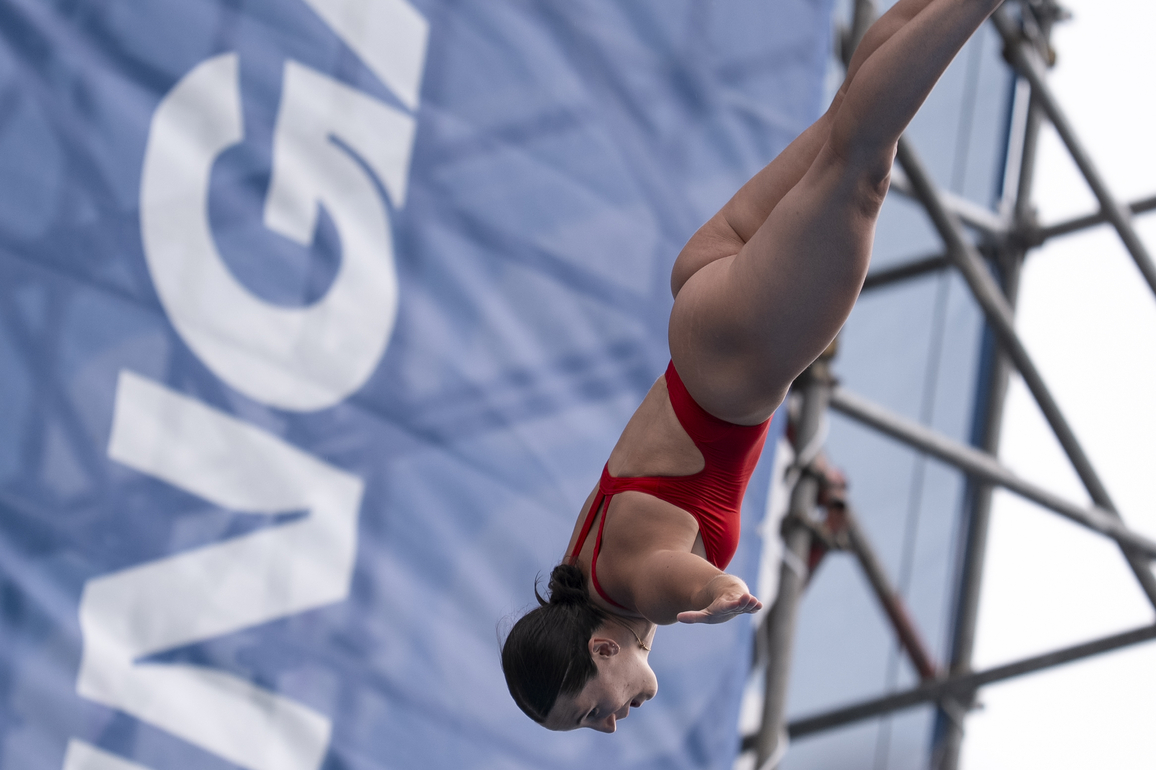 (SP)SINGAPORE-WORLD AQUATICS CHAMPIONSHIPS-HIGH DIVING-WOMEN'S 20M