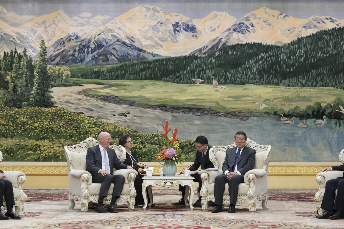 CHINA-BEIJING-HE LIFENG-GOLDMAN SACHS GROUP-CEO-MEETING (CN)