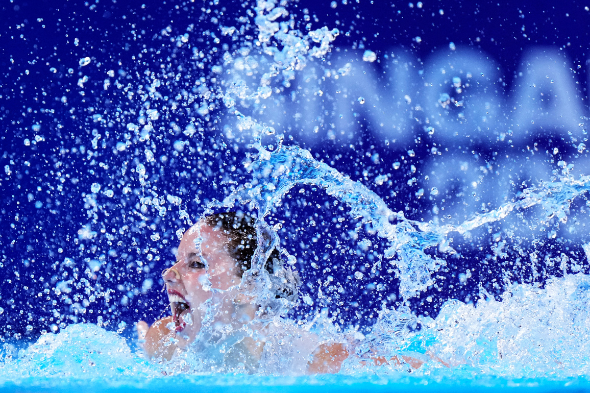 (SP)SINGAPORE-WORLD AQUATICS CHAMPIONSHIPS-ARTISTIC SWIMMING-WOMEN'S SOLO FREE