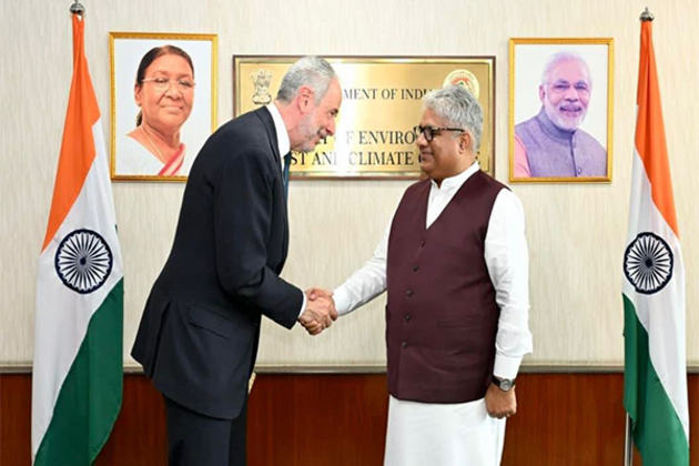 MP Bhupender Yadav holds talks with COP30 President Designate Ambassador on climate change