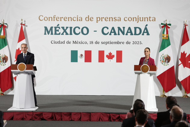 MEXICO-MEXICO CITY-SHEINBAUM-CANADA-CARNEY-PRESS CONFERENCE