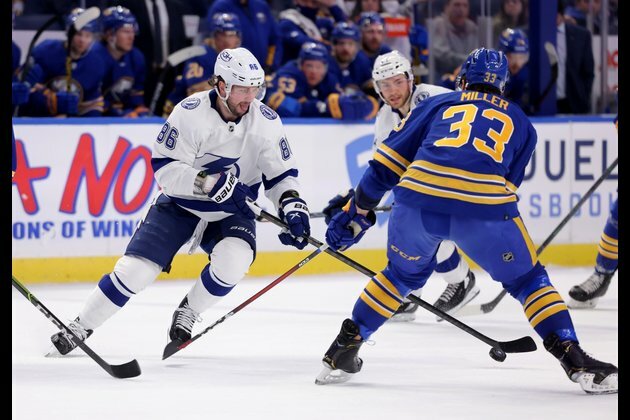 Lightning bury Sabres behind Nikita Kucherov's hat trick
