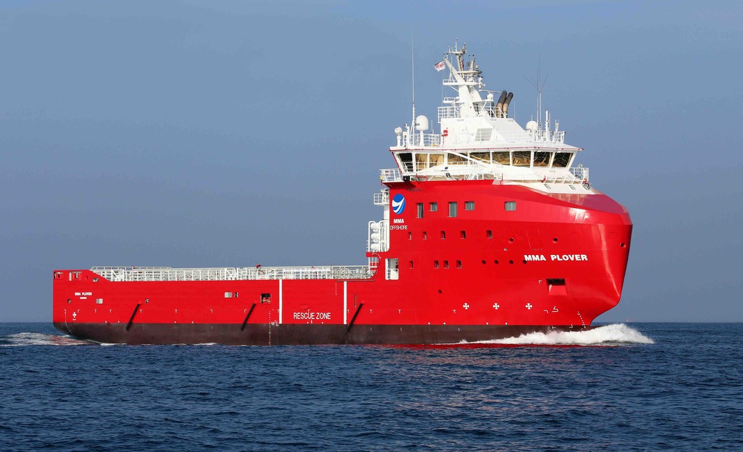 MMA’s high specification platform supply vessel, MMA Plover, has been hired for the Chevron job.