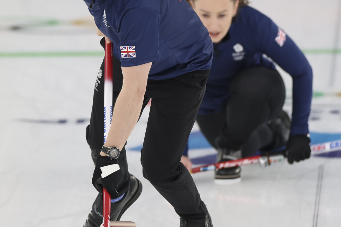 (MICO2026)ITALY-CORTINA D'AMPEZZO-OLYMPIC WINTER GAMES-CURLING-MIXED DOUBLES-BRONZE MEDAL MATCH-GBR VS ITA