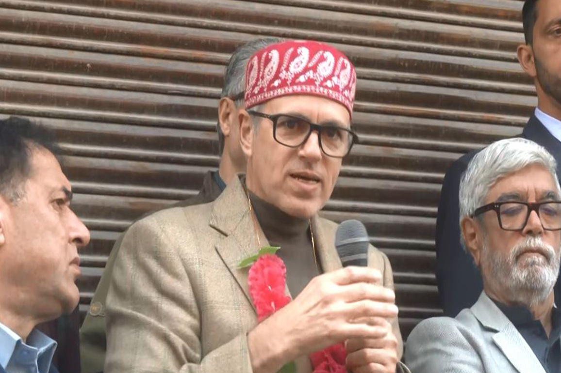 J-K: CM Omar Abdullah campaigns for NC candidate Aga Mahmood Mosavi ahead of bypolls