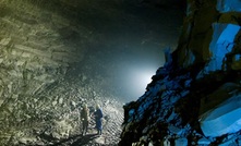  Underground at Katanga Mining’s majority-owned Kamoto mine in the DRC