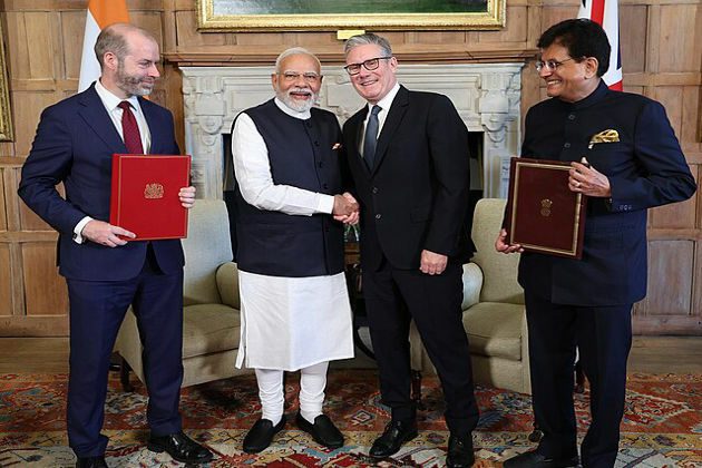 Historic free trade deal that cuts tariffs signed by U.K. and India