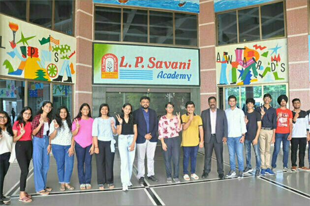 Surat's LP Savani school students glitter in the CBSE class X and XII results