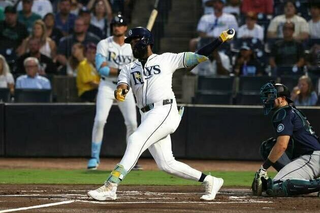 Junior Caminero, Rays having a blast in series against Mariners