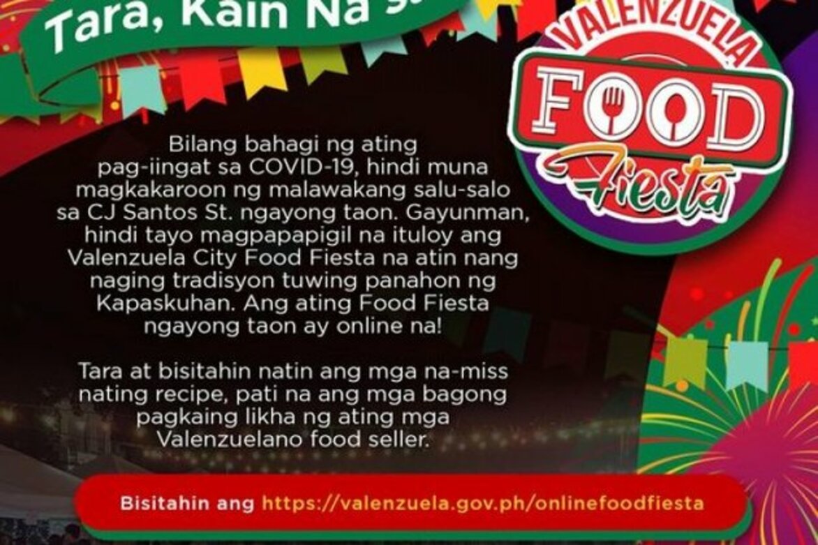 Valenzuela holds annual holiday food bazaar online due to pandemic