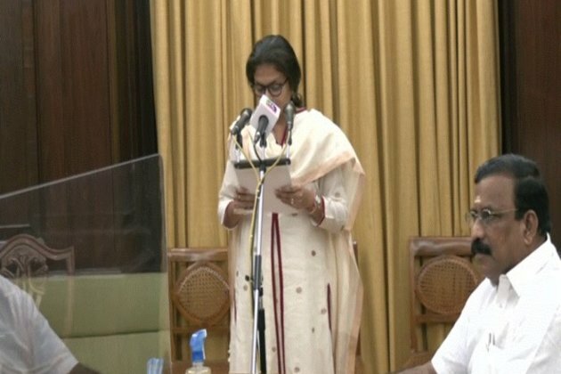 Sushmita Dev, Selvaganapathy take oath as Rajya Sabha members