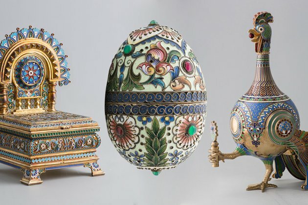 10 very RARE jewels by Faberge & other royal goldsmiths