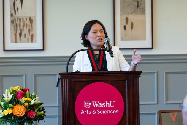 Yu installed as Art Krieg Professor - The Source - WashU