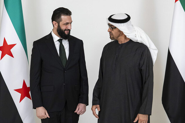 UAE President affirms support for Syria's aspirations for stability