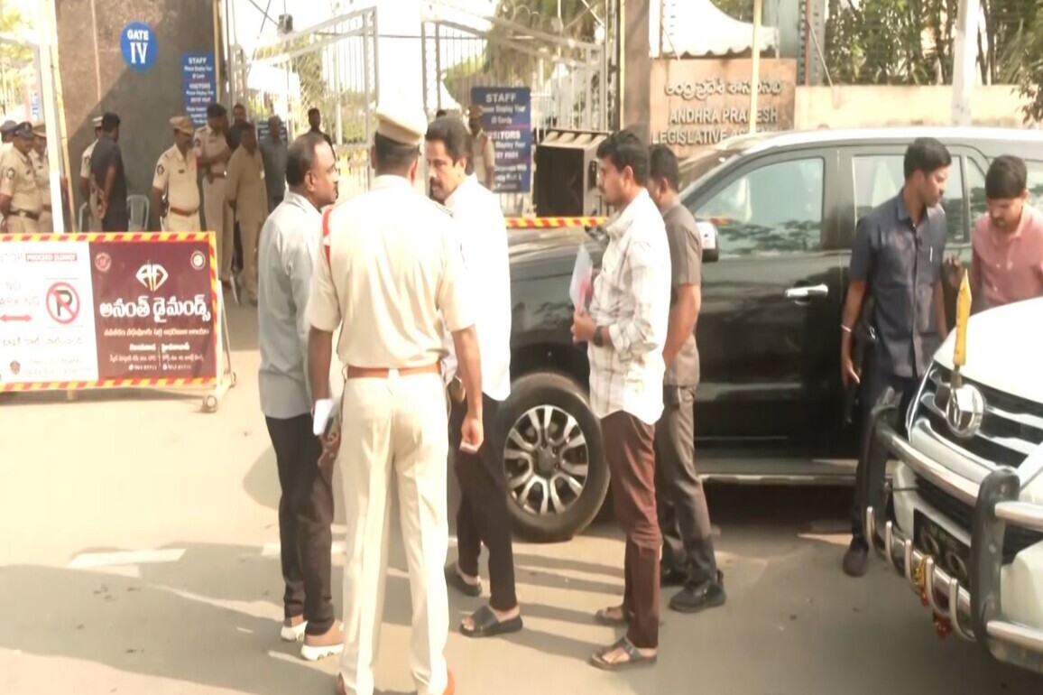 YSRCP demands assembly discussion on Tirumala Laddu issue; MLCs stage protest at assembly gate