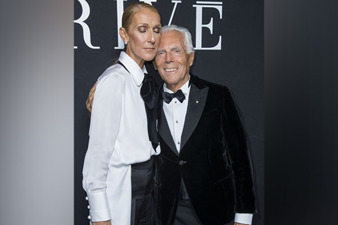 "You have inspired me": Celine Dion pays emotional tribute to Giorgio Armani