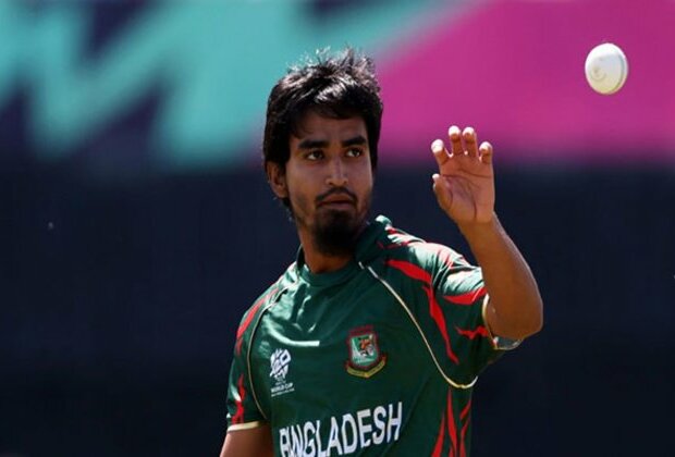 T20 WC: Bangladesh pacer Tanzim fined 15 per cent match fee for breaching ICC Code of Conduct