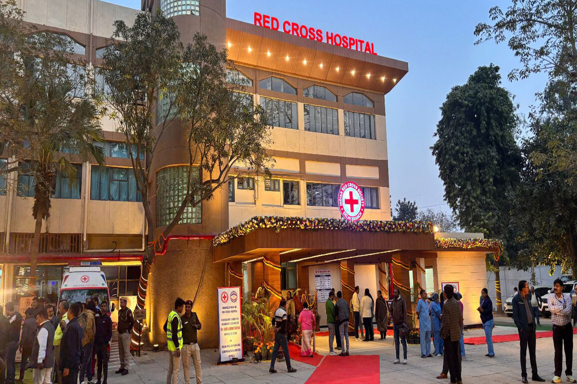 Delhi: LG Saxena inaugurates redeveloped Indian Red Cross Society Hospital at Dilshad Garden