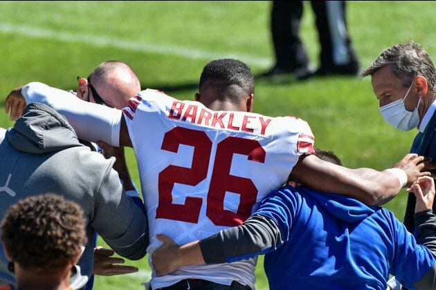 Report: Giants fear Barkley sustained torn ACL