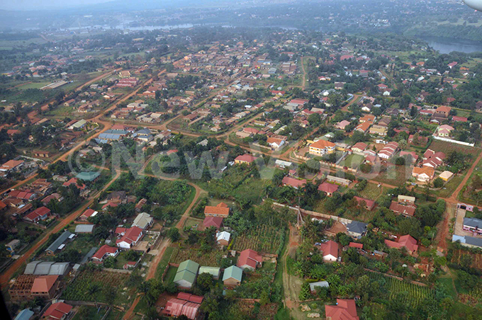 he aerial view of inja