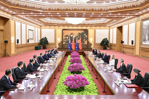 CHINA-BEIJING-XI JINPING-AUSTRALIAN PM-MEETING (CN)