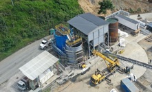  The integrated tailings dewatering plant produces dry stack tailings.