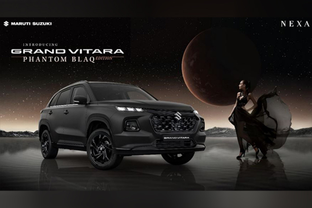 Maruti Suzuki unveils 'Phantom Blaq' Grand Vitara celebrating 10 years of NEXA