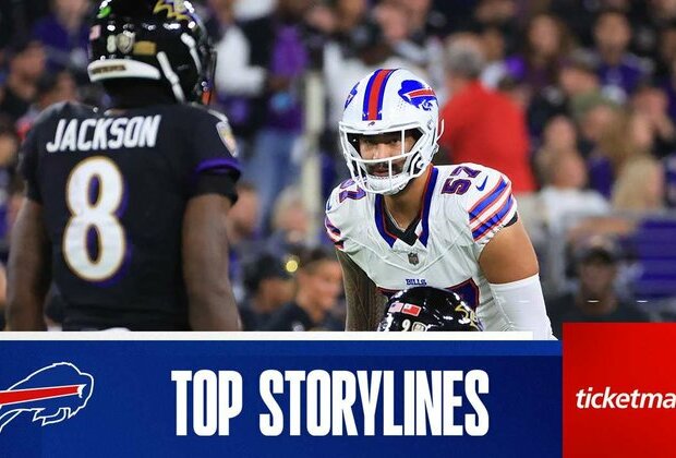 Top 5 storylines for Bills vs. Ravens | Divisional Round