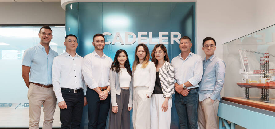 Cadeler’s Asia-Pacific team in the company’s new Taipei office premises