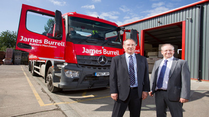 James Burrell Builders Merchants rewards staff after a difficult year
