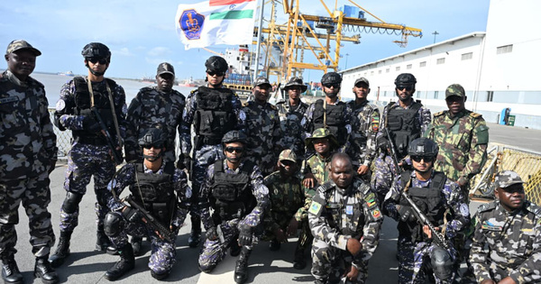 INS Savitri crew takes part in joint training session with Mozambique Navy