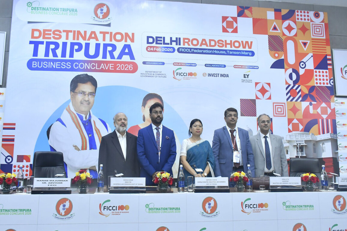 Destination Tripura - Business Meet 2026 Investors' Roadshow Successfully Held in New Delhi