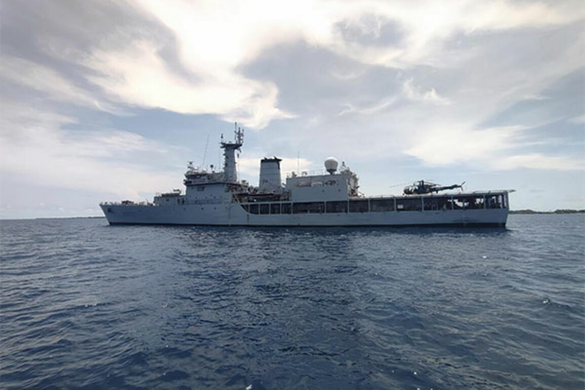 INS Sharda arrives in Maldives for maiden HADR Exercise