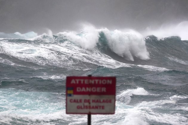 Deadly cyclone ripping through island nations seen from space