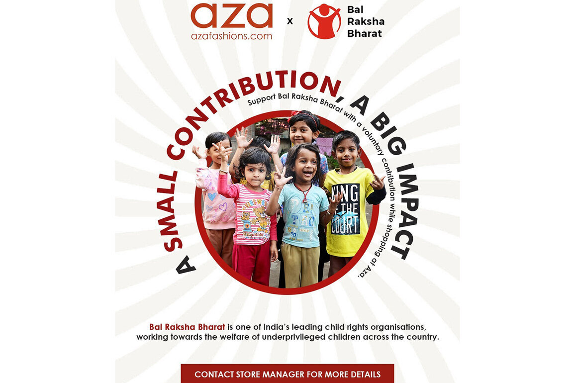 Aza Announces Association with Bal Raksha Bharat to Support Meaningful Social Impact